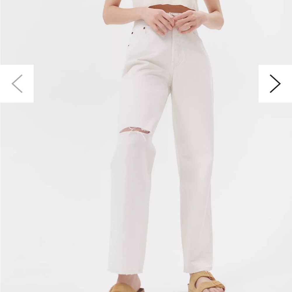 BDG (Urban Outfitters) High-Rise Jeans, White